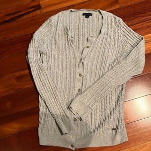 Grey Tommy Hilfiger cardigan
